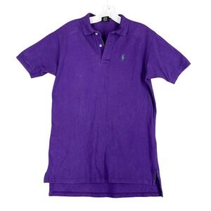 Polo Ralph Lauren Vintage 90s Polo Shirt Men L Cotton Made In USA Preppy Coastal